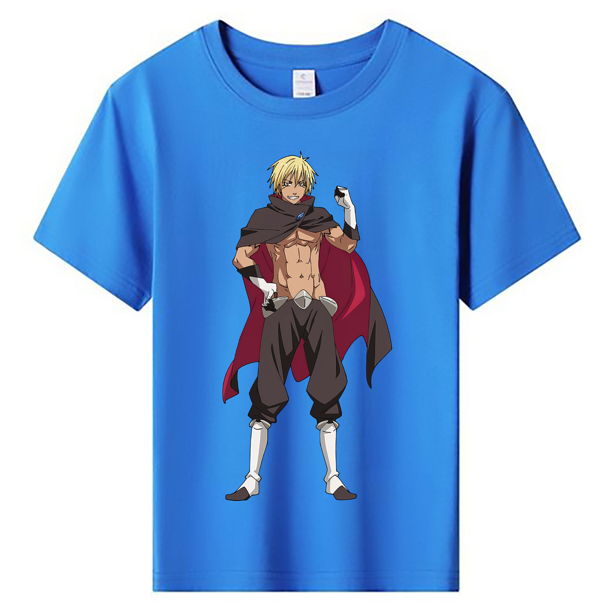 （画像用） 転スラ Regarding Reincarnated to Slime 綿100％キッズTシャツ（フロントプリント）